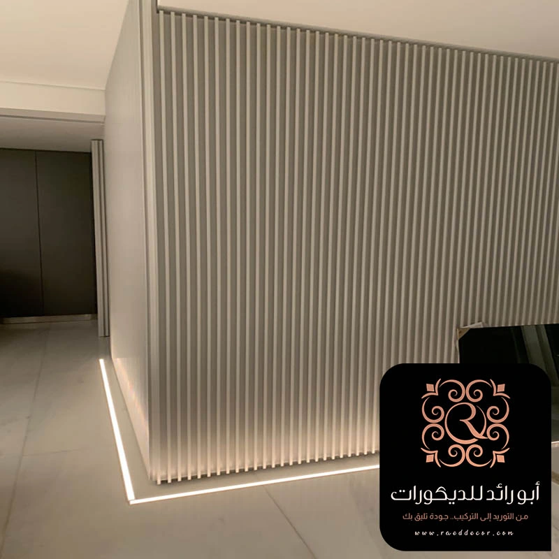 ديكور بديل الخشب ابيض بالرياض