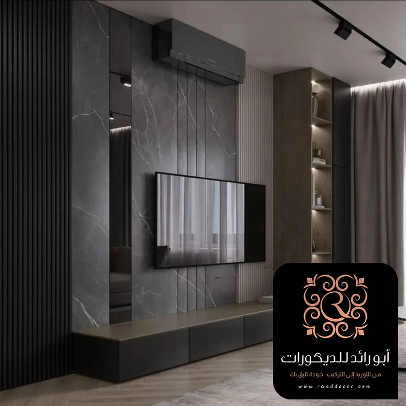 ديكور تلفزيون رفوف حي حطين الرياض