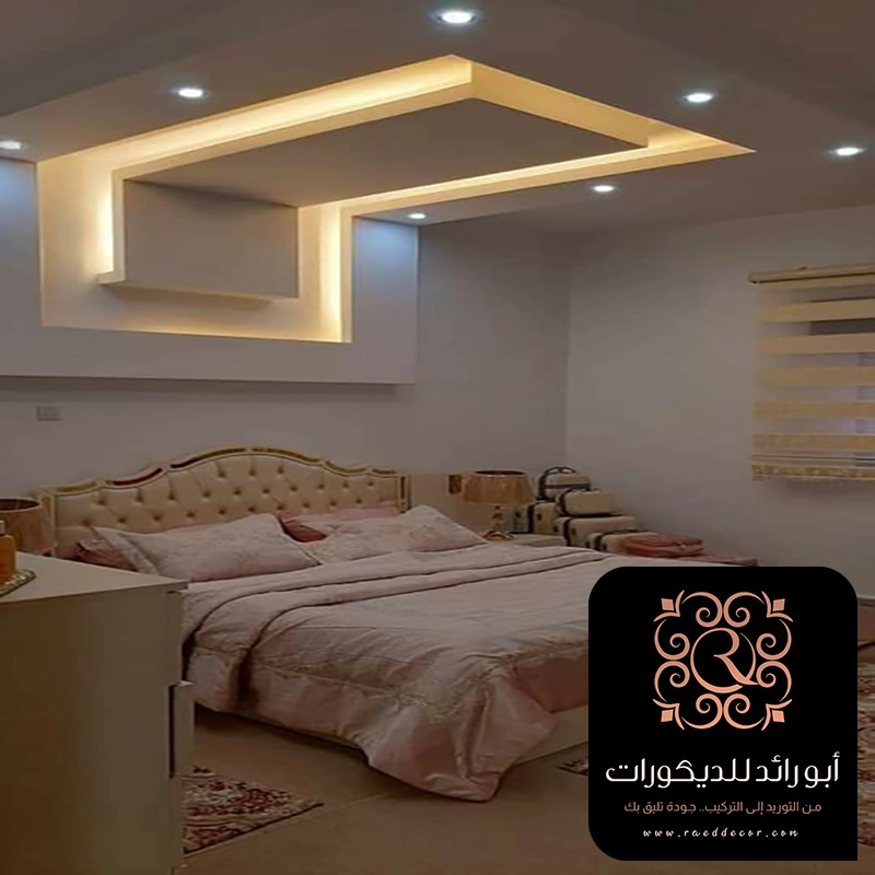 جبس بورد غرف نوم حي النخيل الرياض