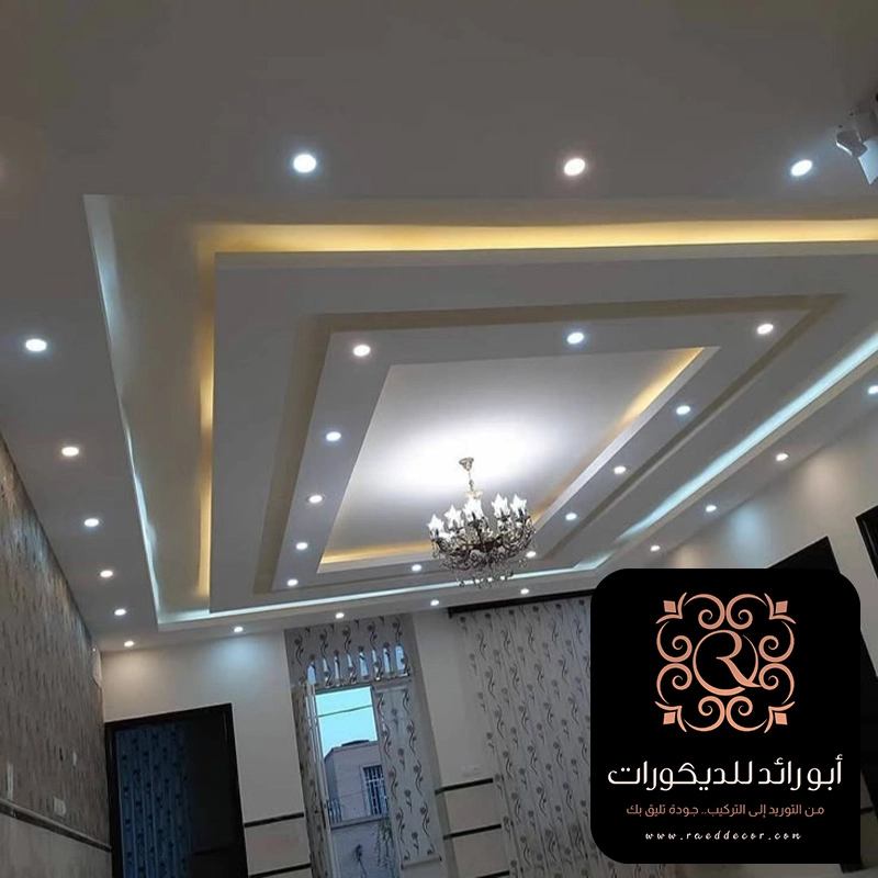 جبس بورد صالات حي الملقا في الرياض